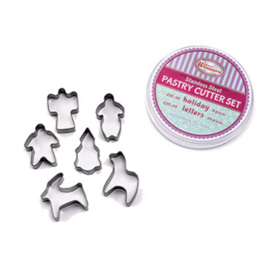 Winco CST-33 Cookie Cutter Set 6-Piece 