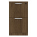 PL249 MOBILE PEDESTAL FILE/FILE - Modern Walnut