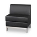 9990 CLUB CHAIR NO ARM - BLKU164