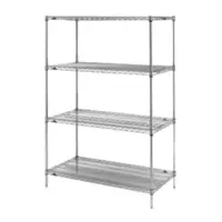 Metro N326BR Super Erecta Starter Shelving Unit 30"W X 18"D X 63"H Wire Shelves