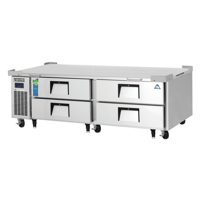 Everest ECB72D4 72-Inch Chef Base 4 Drawers 1084 lbs Weight Capacity, 115v, NSF