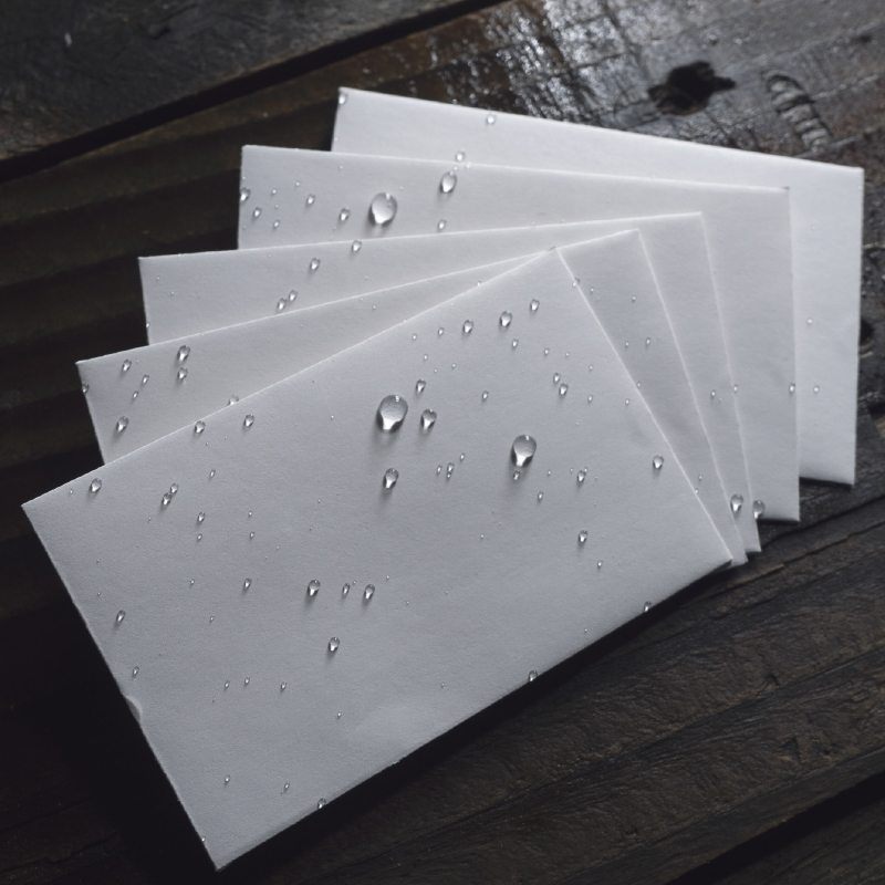 Wet field sample envelopes.