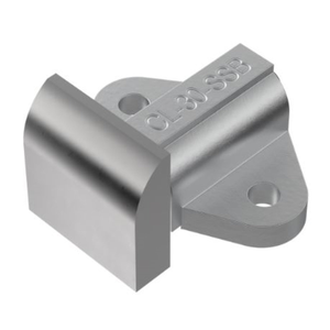 Carr Lane CL-10C-SSB Spring Stop Button, Flat Face (Type C) - Standard Force, Steel Plunger