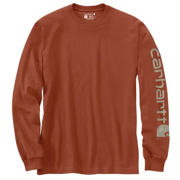 CARHARTT K231 - Long Sleeve Graphic T-Shirt - Homestead Red