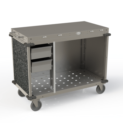 Cadco CBC-PHRX-L3 Mobile Demo/ Sampling Cart Medium