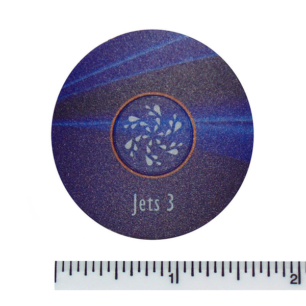 Balboa Series AX10 1 Button Topside Overlay 80-11907-K