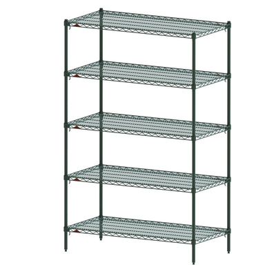 Metro 5A557K3 Super Adjustable Super Erecta Starter Shelving Unit 48"W X 24"D X 74"H Wire Shelves