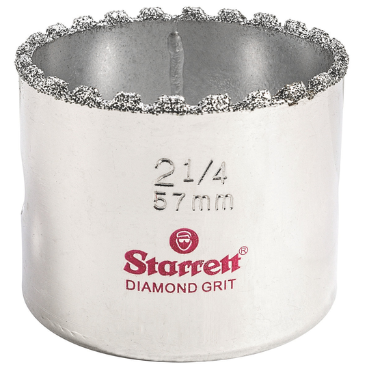STARRETT KD0214-N 2-1/4'' (57mm) Diamond Grit Hole Saw