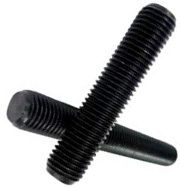 NO. 10" - 24 X 3" FULLY THREADED STRAIGHT ROD ALLOY STEEL 33-39 HRC PLAIN