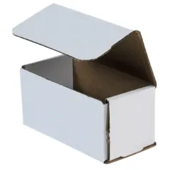 M633 6 X 3 X 3 ECT32B WHITE CORRUGATED MAILER, 50/BD