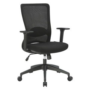 69021- FLINT LITE MID BACK CHAIR - Black