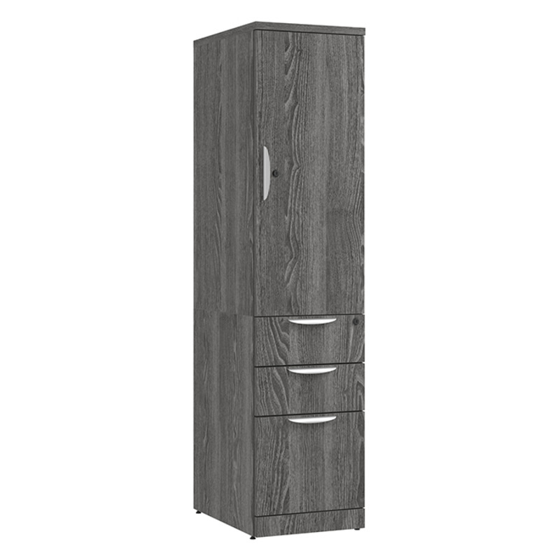 CLAST1020, PL287 CABINET WITH BOX/BOX/FILE - Newport Gray