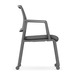 88714 - DAISY GUEST CHAIR- GRAY AND CHARCOAL