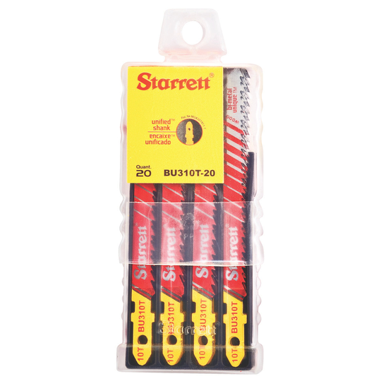 STARRETT BU310T-20 3'' x 5/16 x .050 x 10T, Bi-Metal, 20 Pack