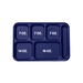 Cook's 630-400A-NAVY 6-Compartment ABS Cafeteria Tray