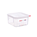 Araven 11851 Square Polypropylene Container, 2 L./ 2,1 qt
