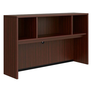 PL141OH 60" OPEN HUTCH- MAHOGANY