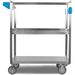 Carlisle UC5031827 18" x 27" 3-Shelf Stainless Steel Utility Car