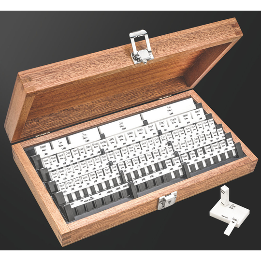 STARRETT RY 81. AA 81 Pc. Rect. Ceramic Gage Block Set, Grade AA