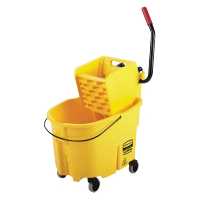 Mop Bucket and Wringer - 8.75 Gallon - Yellow