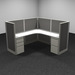 WEBBTYP29 - 53"H , Corner Top, Single, 6' x 6' Webb Typical - no power