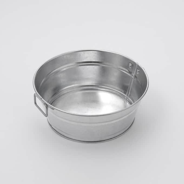 Natural Galvanized Pails & Tubs