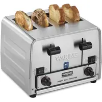 Waring WCT850RC Heavy-Duty Commercial Switchable Bagel/Bread 4 Slice Toaster Pop