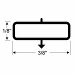 Hehr Jalousie Window D-Weatherstrip