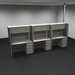 WEBBTYP18 - 67"H, 3-Pod, 4' x 2' Webb Typical - powered