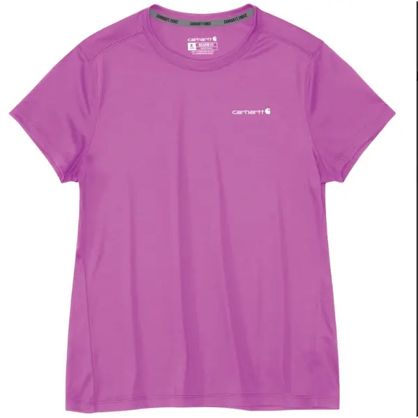 CARHARTT 106830 - Women's Force Sun Defender™ Relaxed Fit Short-Sleeve Shirt - Electric Fuchsia