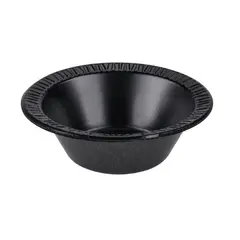 5BWBQ DART 5 OZ LAMINATED BLACK FOAM BOWL, 1000/CASE