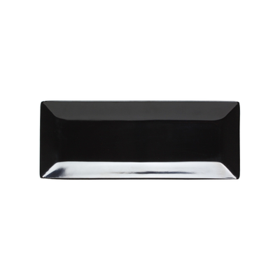 Thunder Group 29115BK 15" x 51/4" x 1" Rectangular Appetizer Tra