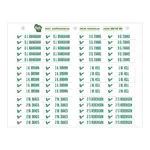 Gator Clip ID Adhesive Sticker Sheets