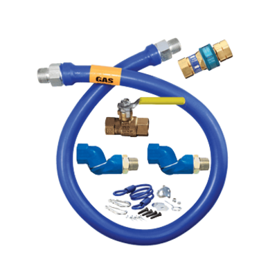 Dormont Manufacturing 16125KIT2S24 Dormont Blue Hose Moveable Gas Connector Kit 1-1/4" Dia.