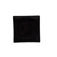 Thunder Group 24006BK 6" x 6" x 1" Flare Plate