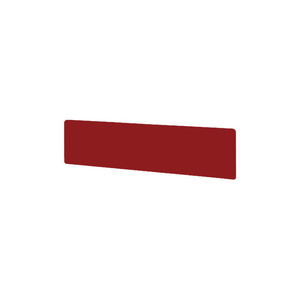 48" FAB DIVIR PANEL 15"H-RED