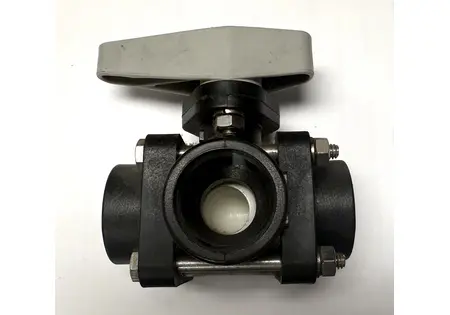 Teejet AA344M-3-1 Nylon 3-Way 1" Ball Valve