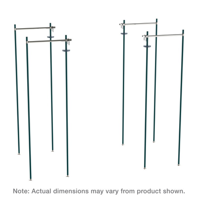 Metro TTE18K3 Super Erecta & Super Adjustable Top-Track Stationary End Unit Kit 18"W