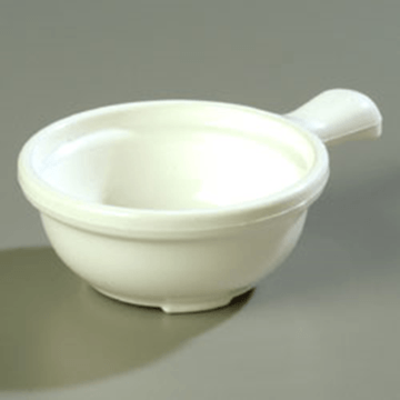 Carlisle 742002 12 oz White Handled Soup Bowls