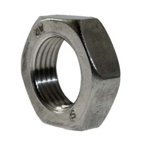 Nut, Hex, Jam, M10 X 1.5, Ss