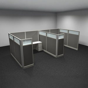WEBBTYP19 - 67"H, GLAZED, 2-Pod,  8' x 8' Webb Typical - no power