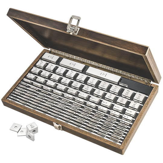 STARRETT S2S 112. MA1 112 Pc. Square High-Grade Steel Gage Block Set, Grade A1