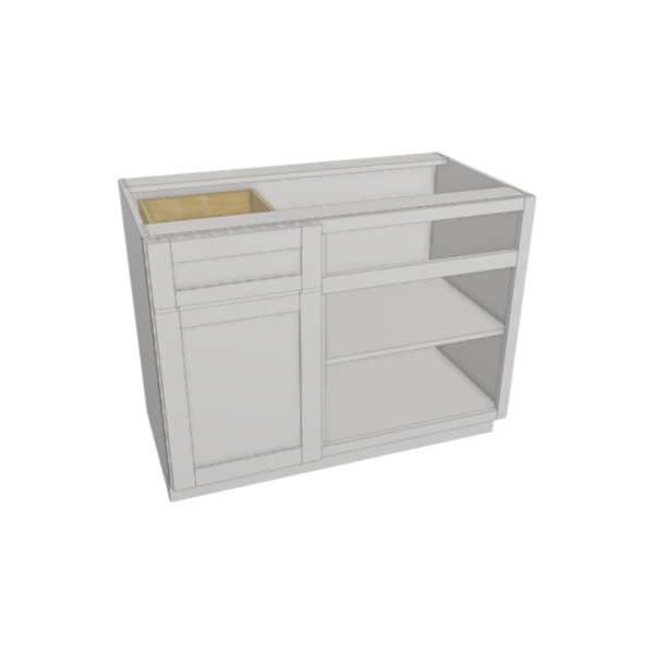 Metropolitan White Blind Corner 45"