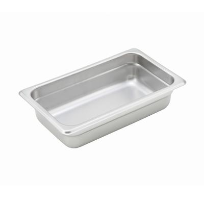 Economy Anti-Jam 1/4 Size, 2-1/2" D Steam Table Pan
