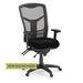 7704 High Back Chair w/Seat and Seat Slider- BLK9106