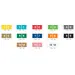 Original COL'R'TAB® Numeric 11850 Label Rolls