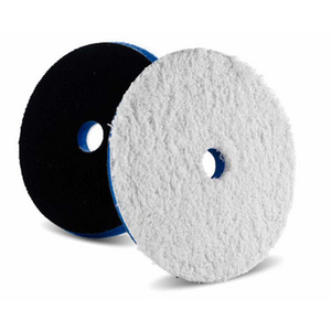 6.5" Heavy Cutting Fiber w/ Blue Foam Heavy Duty Orbital Microfiber Pad