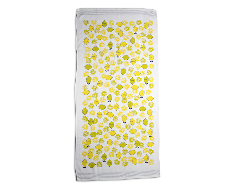 Towel Cotton Lemons 23" x 48"