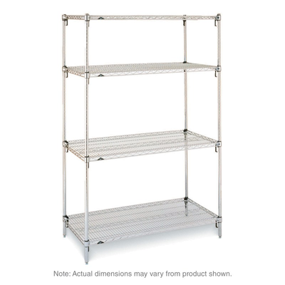 Metro A346C Super Adjustable Super Erecta Starter Shelving Unit 42"W X 18"D X 63"H Wire Shelves