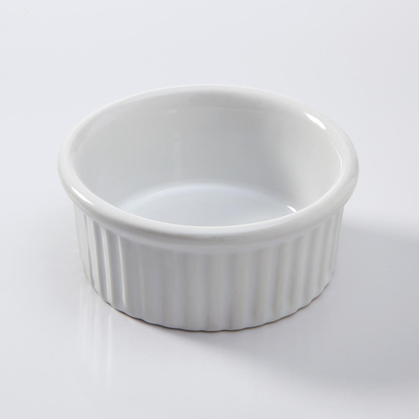 Ceramekins With Ribbed Sides